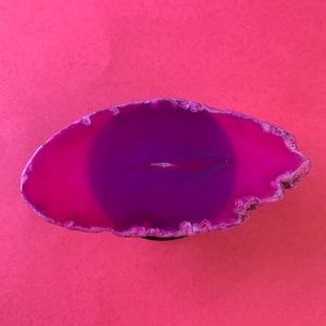 Agate stone phone stand handmade